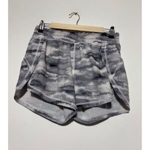 Athleta Women Size S Gray Racer Run Shorts 786017